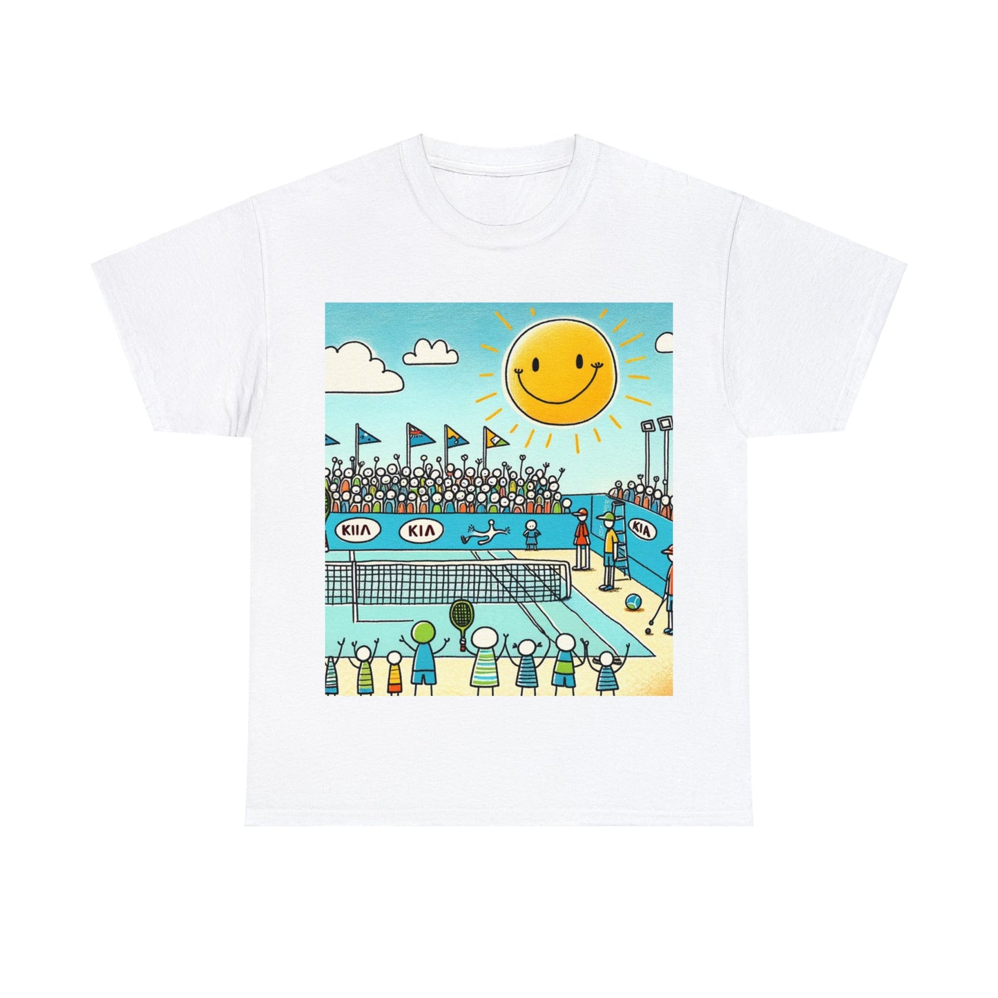 Aussie Open Ace Tee - Unisex Heavy Cotton Tee