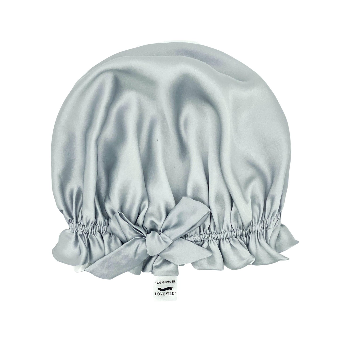 Double Layer Women Silk Hair Bonnet 100% Mulberry Silk - Pink - Medium to Large - Lovesilk.co.nz