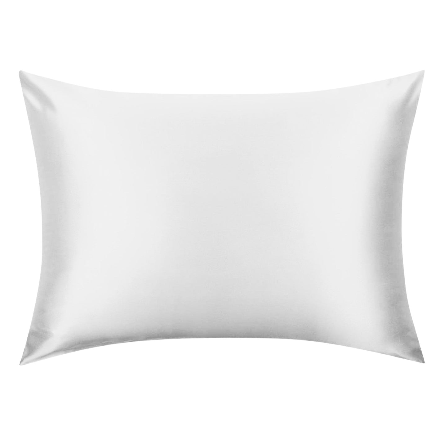Ivory White Silk Pillowcase - NZ Standard Size - Envelope Closure