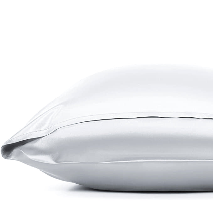 Ivory White Silk Pillowcase - NZ Standard Size - Envelope Closure