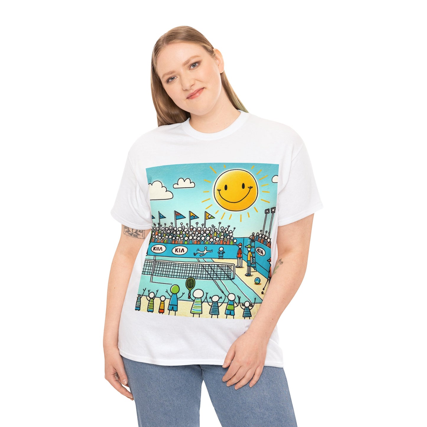 Aussie Open Ace Tee - Unisex Heavy Cotton Tee
