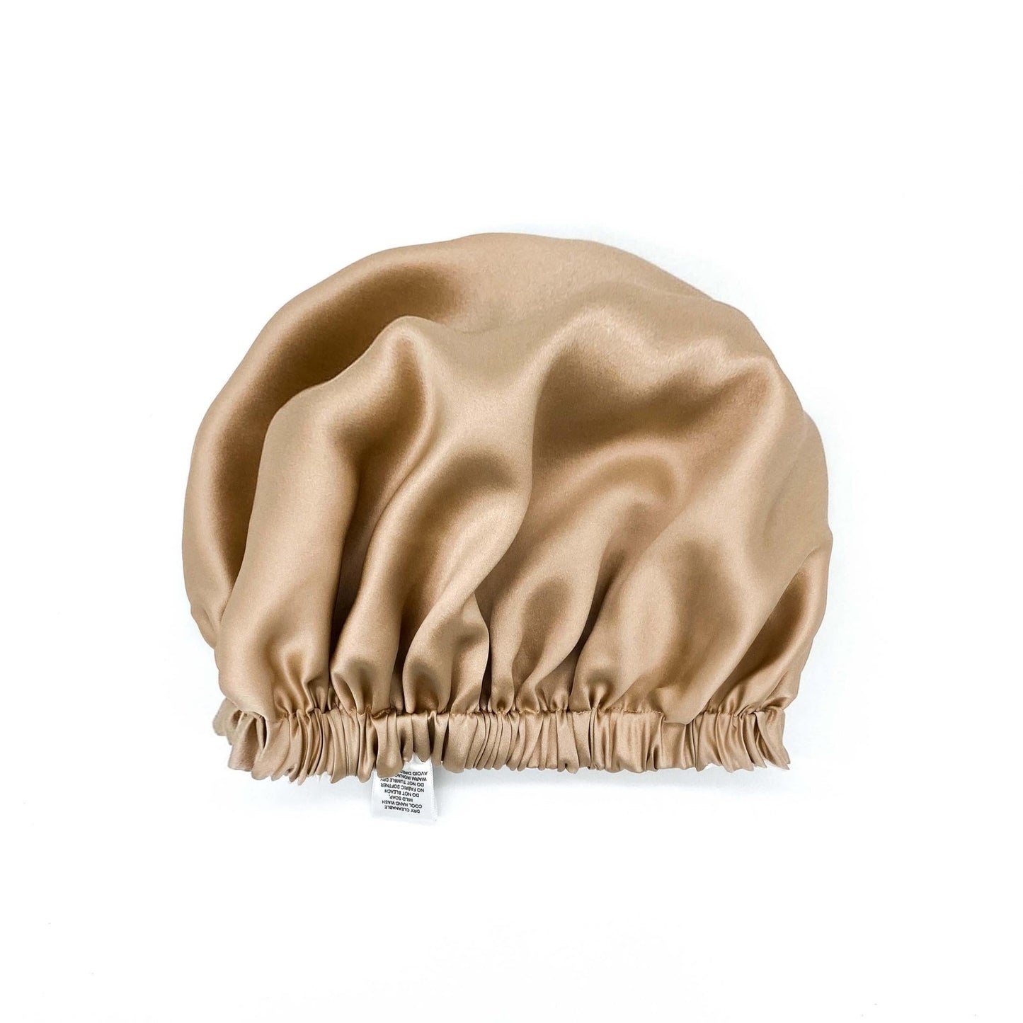 Double Layer Mulberry Silk Bonnet Hair Bonnet - Silver - Medium to Small - Lovesilk.co.nz