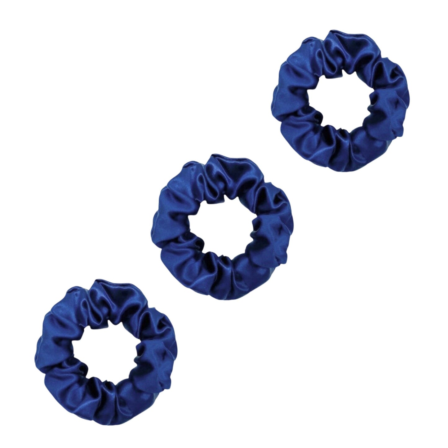 3 Pack Premium Mulberry Silk Scrunchies - Pink - Medium - Lovesilk.co.nz