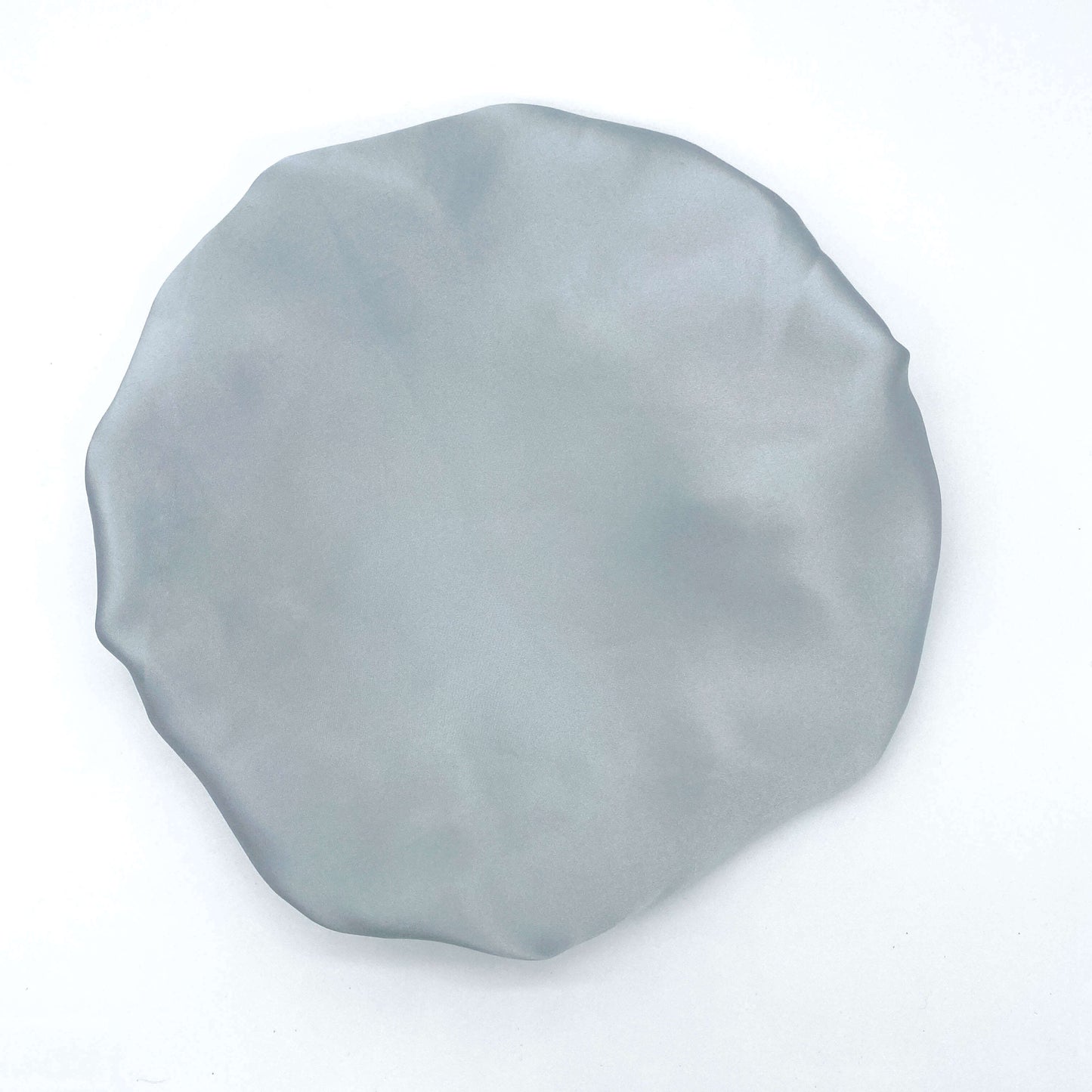 Double Layer Mulberry Silk Bonnet Hair Bonnet for Women - Silver - Lovesilk.co.nz
