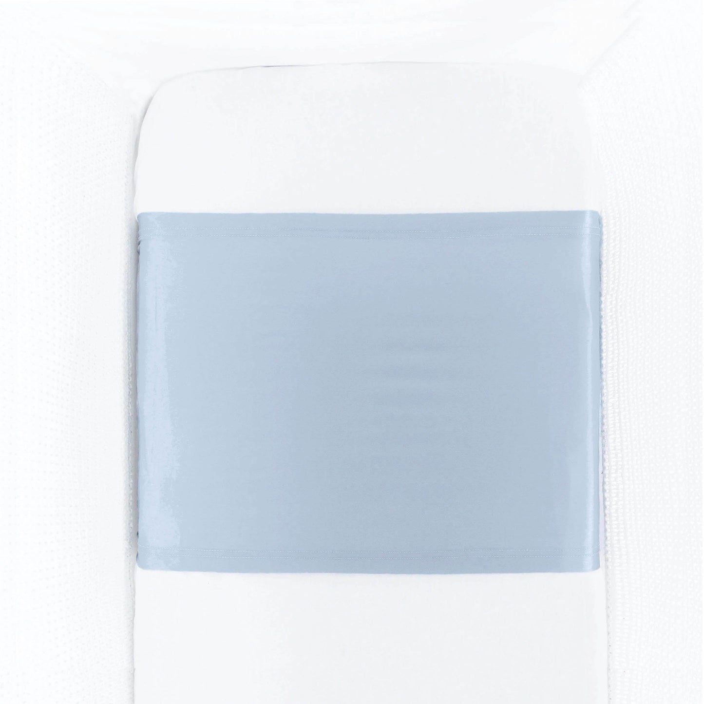 Silk Cot & Bassinet Sleeve 100% Pure Mulberry Silk Slip for Baby Cribs - Pearl White