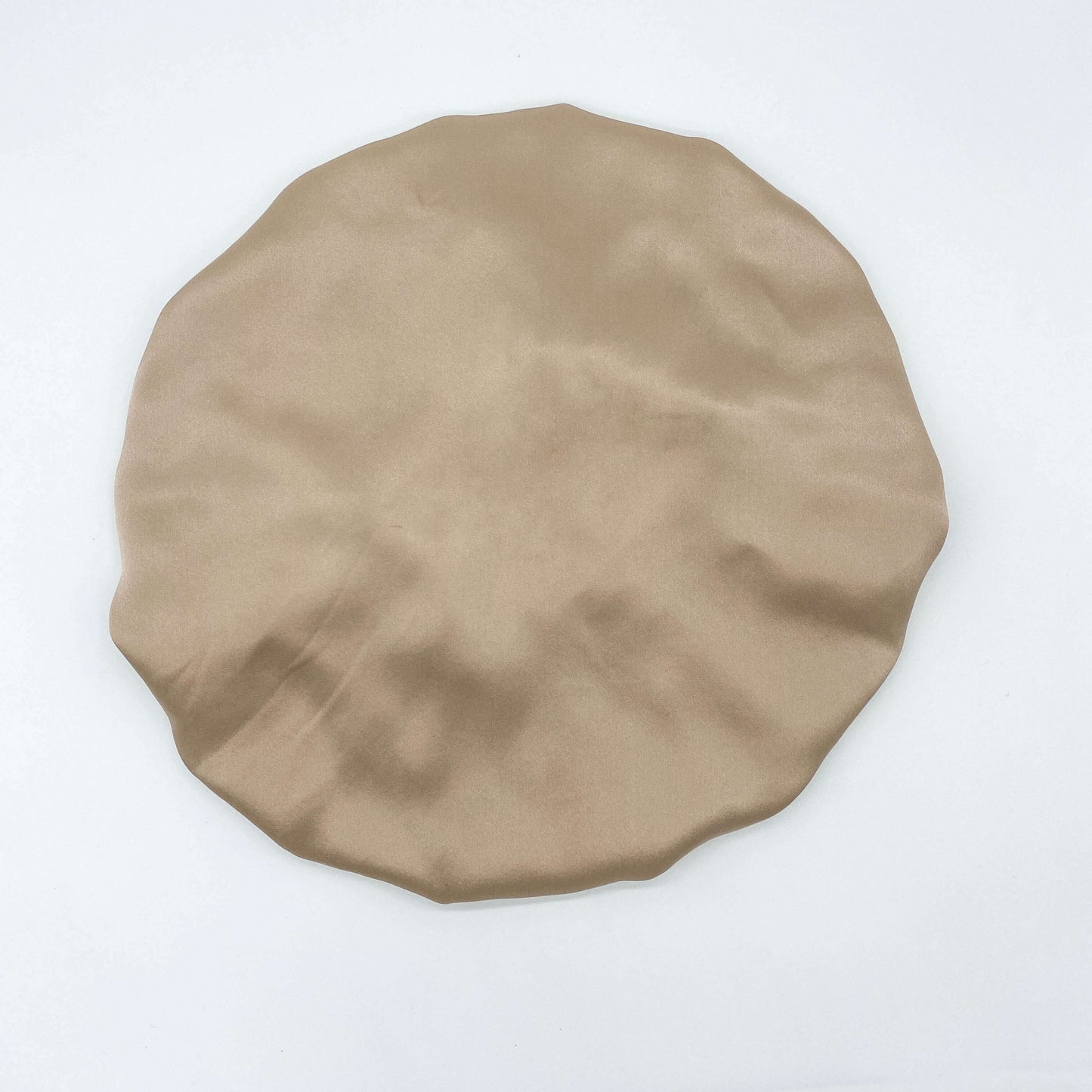 Double Layer Women Large Silk Hair Bonnet 100% Mulberry Silk - Champagne Gold - LOVESILK NZ