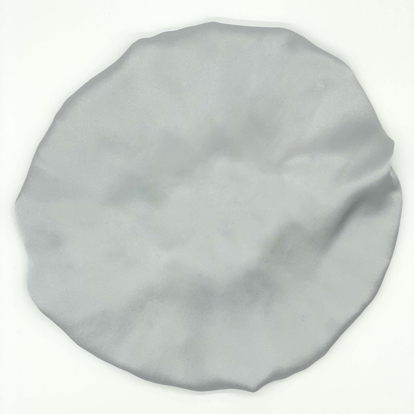 Double Layer Women Large Silk Hair Bonnet 100% Mulberry Silk - Silver - LOVESILK NZ