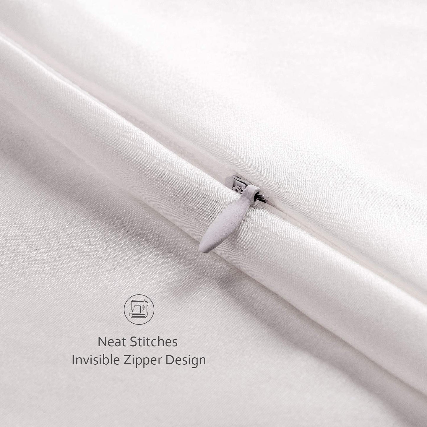 Silk Pillowcase - White - Queen - LOVESILK NZ