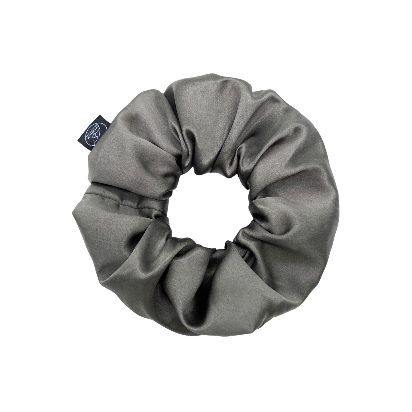 Premium Mulberry Silk Scrunchie - White - Extra Large - Lovesilk.co.nz