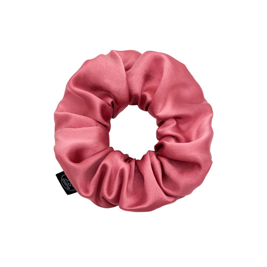 Premium Mulberry Silk Scrunchie - Raspberry - Extra Large - Lovesilk.co.nz