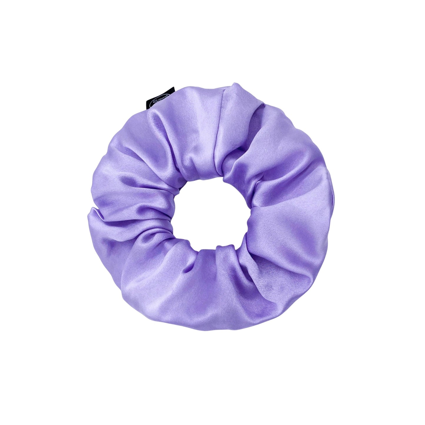 Premium Mulberry Silk Scrunchie - White - Extra Large - Lovesilk.co.nz