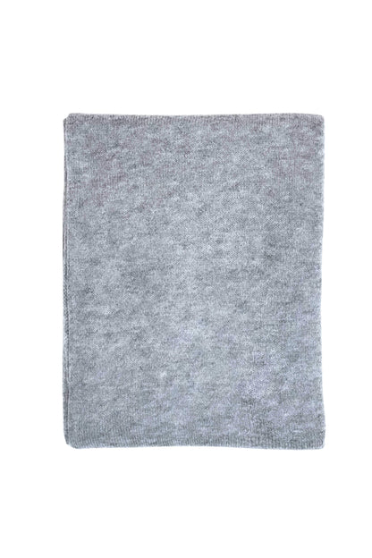 Versatile Pure Cashmere Wrap & Scarf - Grey