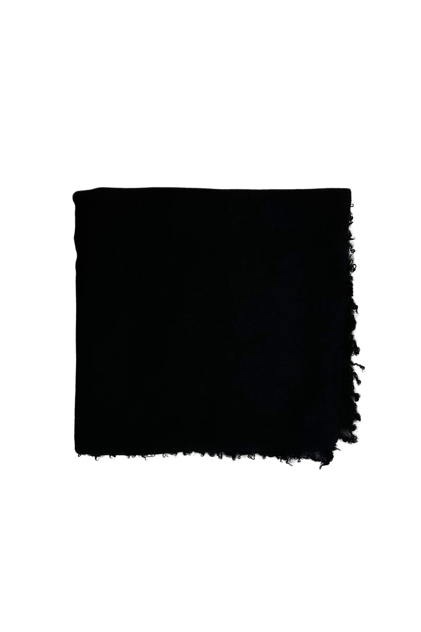 Ultrafine Lightweight Cashmere Scarf - Black