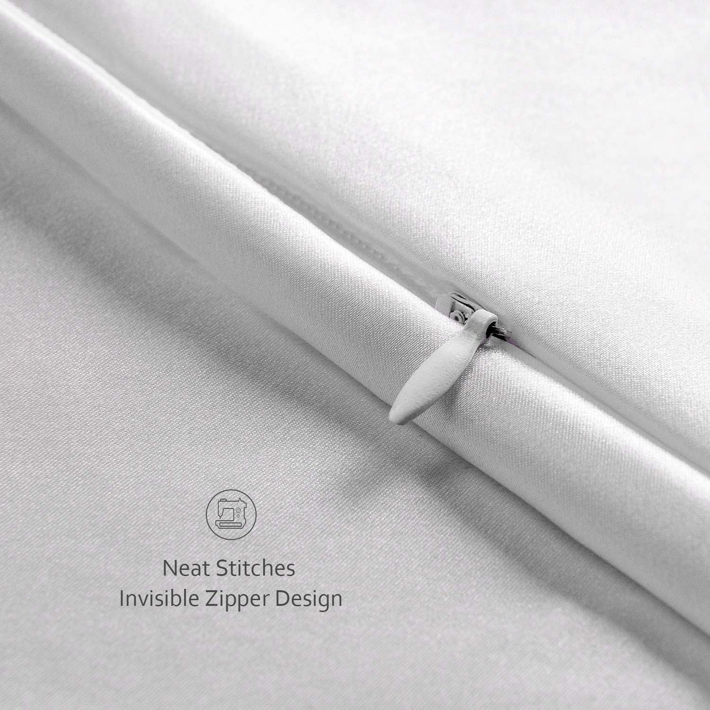 Silk Pillowcase - Silver - Queen - LOVESILK NZ
