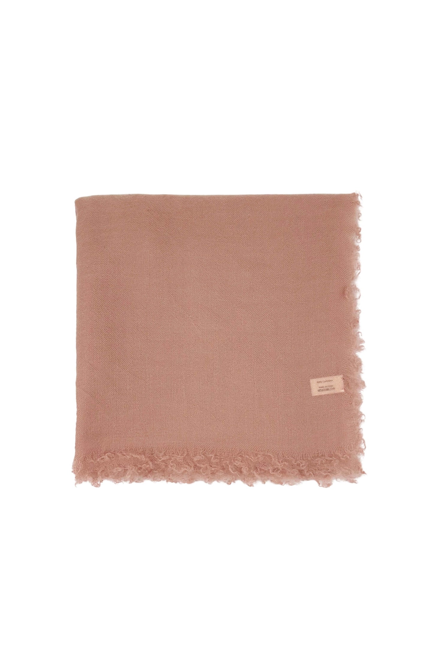 Ultrafine Lightweight Cashmere Scarf - Pale Pink