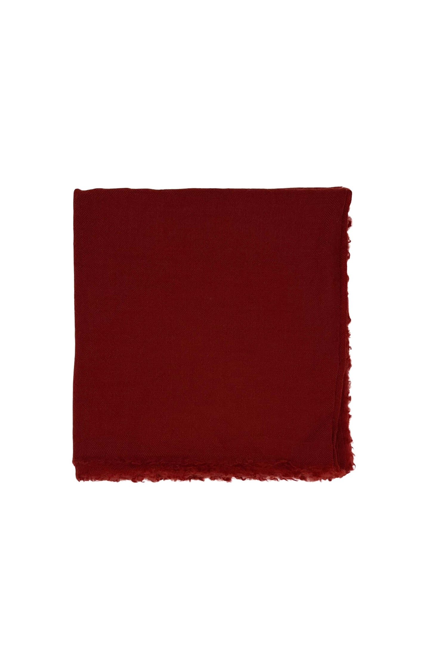 Ultrafine Lightweight Cashmere Scarf - Sangria Red