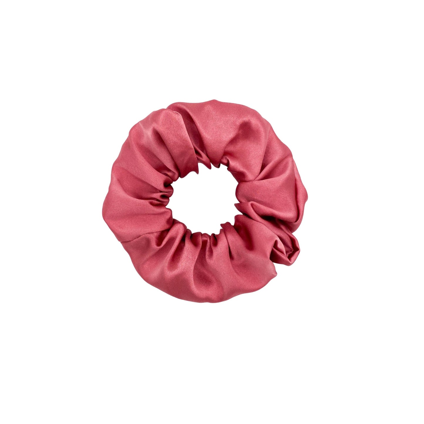 Premium Mulberry Silk Scrunchie - Pink - Large - Lovesilk.co.nz