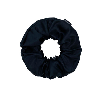 Premium Mulberry Silk Scrunchie - White - Extra Large - Lovesilk.co.nz