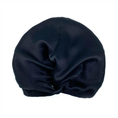 Silk Sleep Cap for Women Hair Care Natural Silk Double Layer Bonnet - Champagne Gold - One Size Fits Most - Lovesilk.co.nz