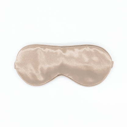 Silk Sleep Eye Mask - Champagne Gold - Lovesilk.co.nz