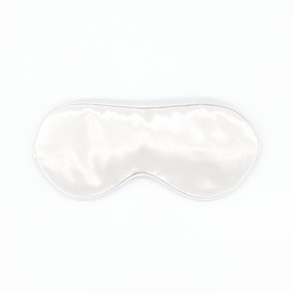 Silk Sleep Eye Mask - White - Lovesilk.co.nz