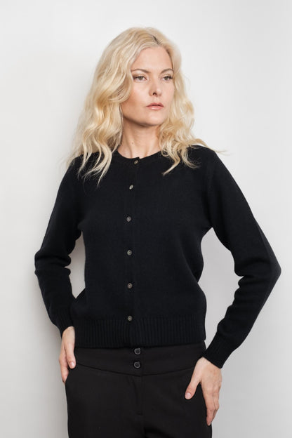 Heritage Golfer Cashmere Knitted Cardigan - Beige